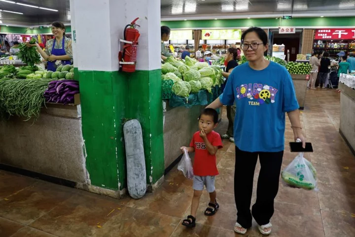 China's August consumer prices edge higher, factory prices fall