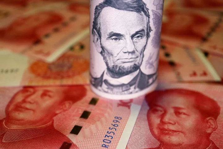 Dollar set for fifth winning week on Fed bets, PBOC supports yuan