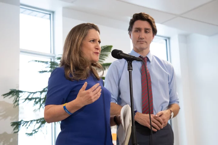 Freeland Calls Bank of Canada Rate Hold ‘Welcome Relief’