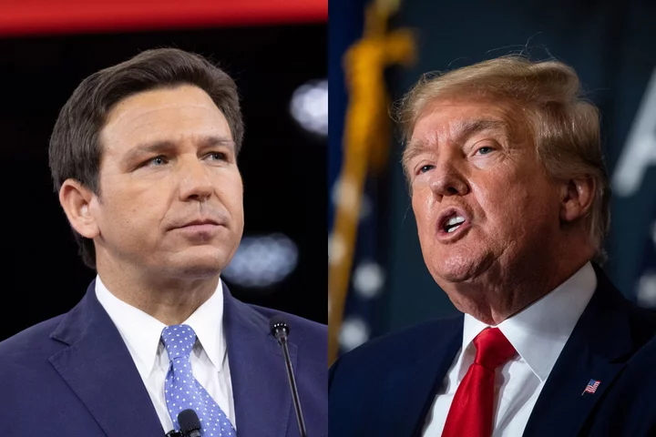 Trump, DeSantis Clash in Iowa at Crucial Moment in 2024 Race