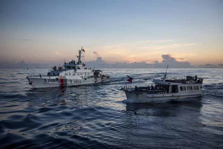 Aboard a Philippine Patrol Ship in Waters Claimed by China