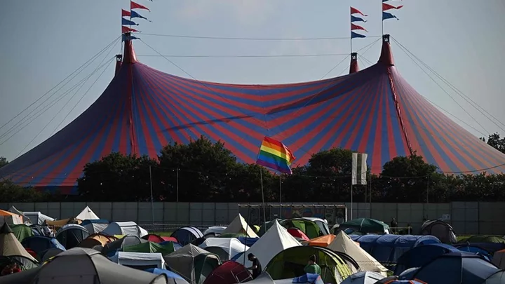 There is a secret tunnel at Glastonbury that runs right through the middle of the festival