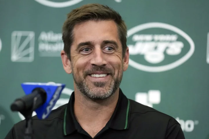 Aaron Rodgers' training camp debut with the New York Jets is getting a 'Hard Knocks' close-up