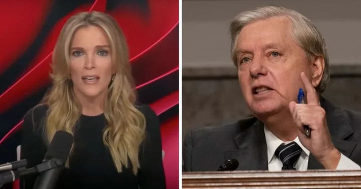 Megyn Kelly mocks US Senator Lindsey Graham's proposal to deploy US troops in Israel-Hamas conflict