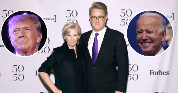 Mika Brzezinski and Joe Scarborough drag Donald Trump as they gush over Joe Biden's Thanksgiving celebration on 'Morning Joe'