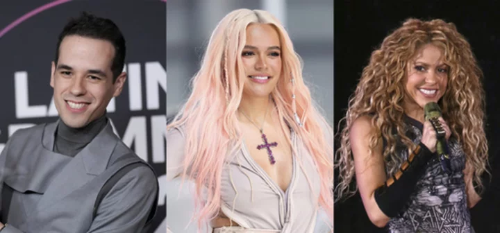 Édgar Barrera, Karol G, Shakira, and more lead Latin Grammy nominations