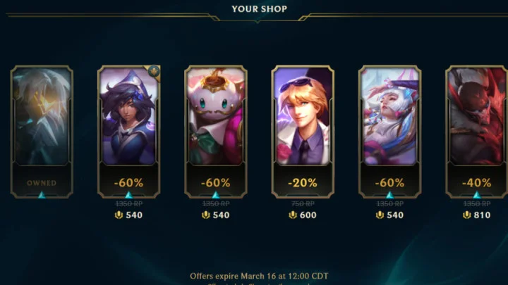 When Does League of Legends Your Shop March 2023 Expire?