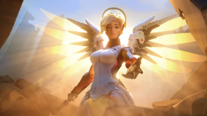 Overwatch 2's Mercy Has a Broken 'Super Bounce' in Recent Beta