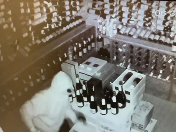 Thief breaks into California wine shop through its roof and steals rare, expensive bottles, store says