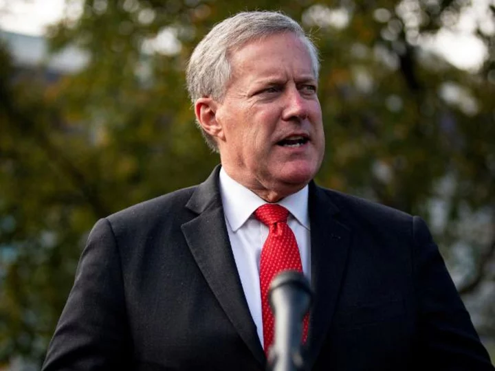 Former Trump White House chief of staff Mark Meadows pleads not guilty in Georgia case