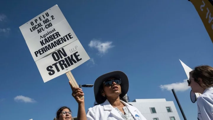 Kaiser Permanente: Over 75,000 US healthcare workers go on strike