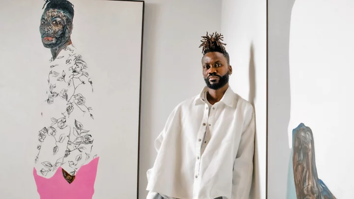 Amoako Boafo - the Ghanaian artist who has exhibited in space