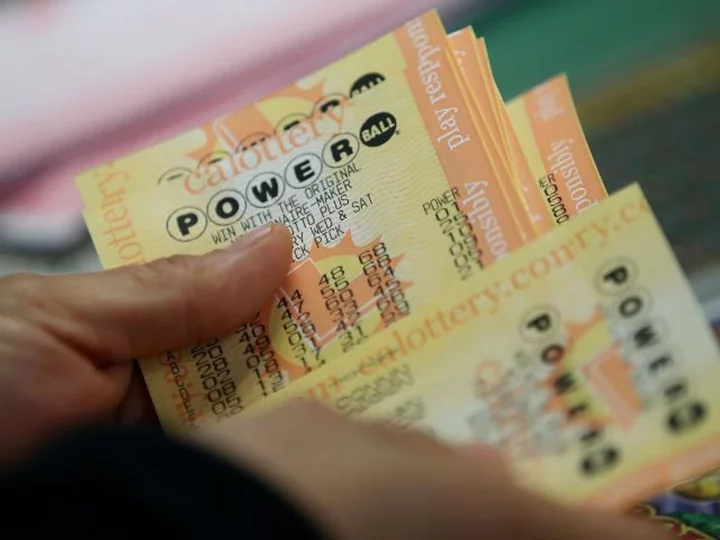 Winning numbers have been drawn for Saturday's $615 million Powerball jackpot -- the 10th largest prize in history