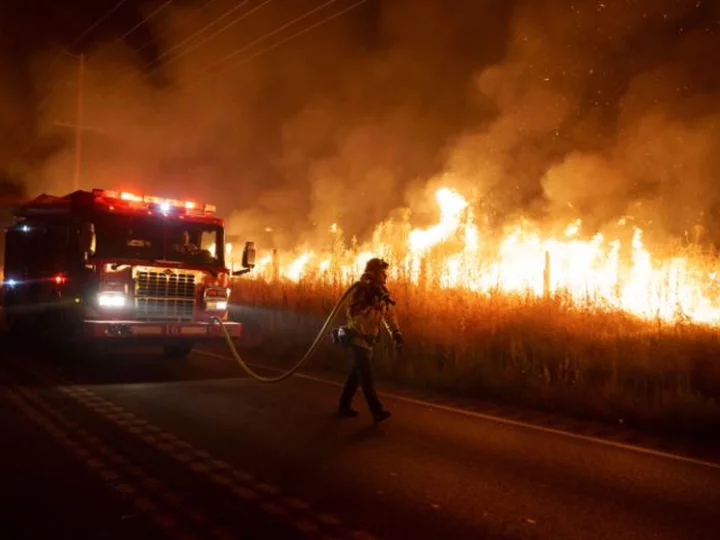 California firefighters battle several wildfires in Riverside County amid extreme heat