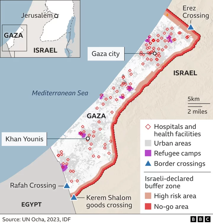 Gaza hospitals risk turning into morgues, Red Cross says