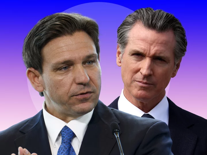 ‘Small, pathetic man’: Inside the bitter rivalry between Ron DeSantis and Gavin Newsom