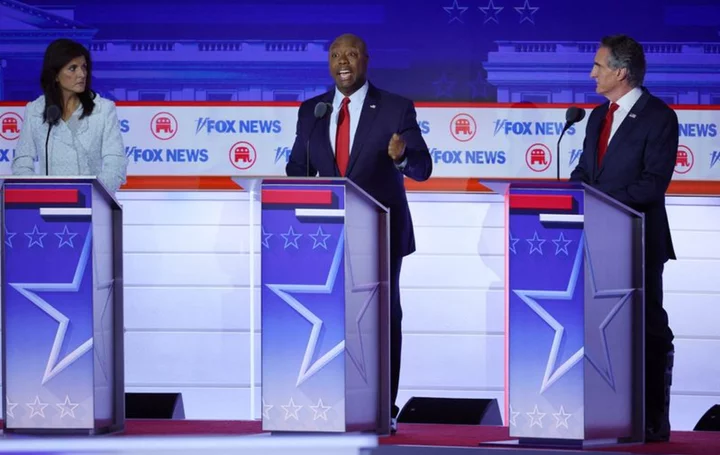 Curtains, sleeping with teachers: 2024 Republican debate takes strange turns