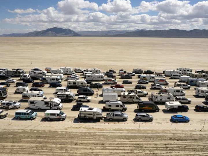 Burning Man attendees make a mass exodus after a dramatic weekend that left thousands stuck in Nevada desert