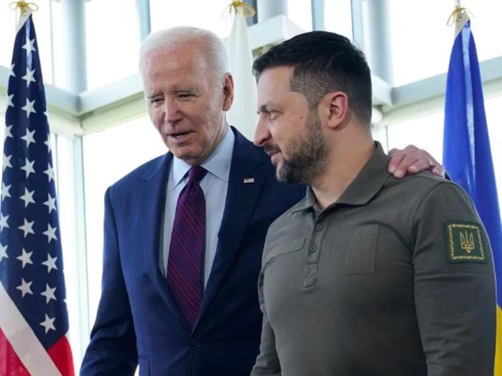 Ukraine's wait for NATO membership -- and Zelensky's frustration -- loom over final day of summit, meeting with Biden