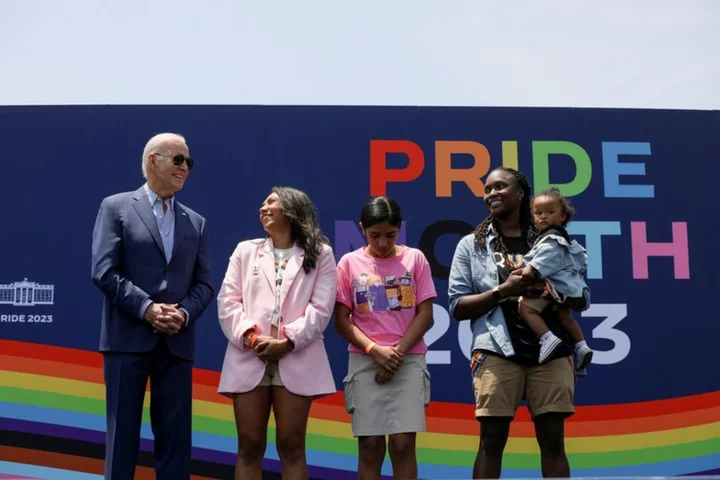 Bidens offer 'joy' at White House Pride event as LGBTQ attacks mount