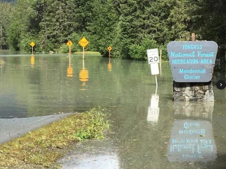 Glacier basin flooding destroys two structures in Alaskan capital of Juneau and prompts local emergency declaration