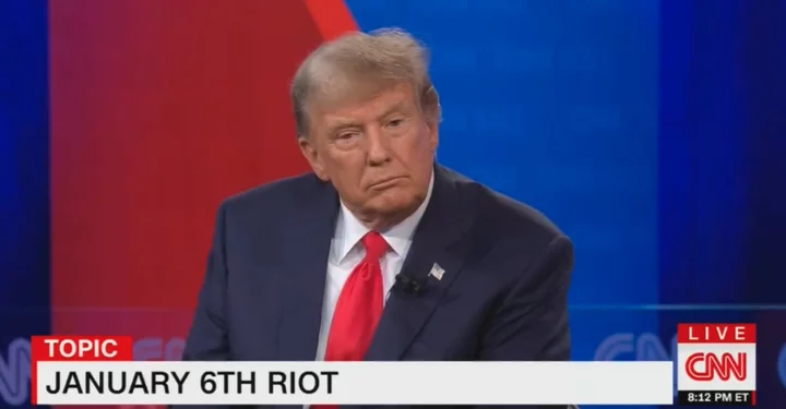 Trump refuses to acknowledge he lost ‘rigged’ 2020 election at CNN town hall