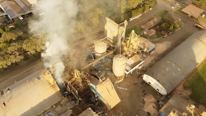 Silo blast in southern Brazil kills at least eight, one missing