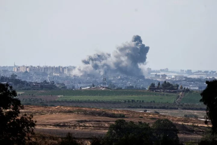 Israeli bombing of Gaza has killed 50 hostages, Hamas official tells Russian newspaper