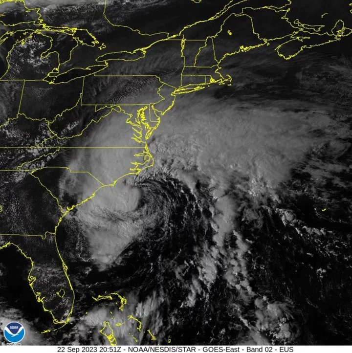 Tropical storm Ophelia could slam mid-Atlantic states on Friday