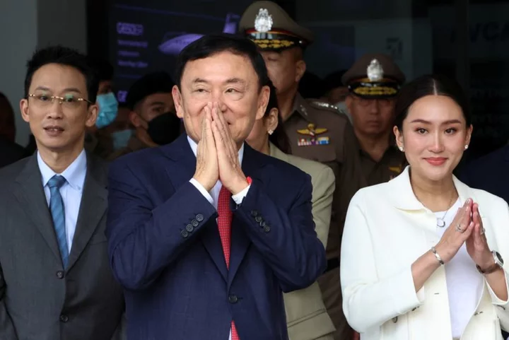 Thailand's fugitive ex-PM Thaksin returns from 17 years in self-exile