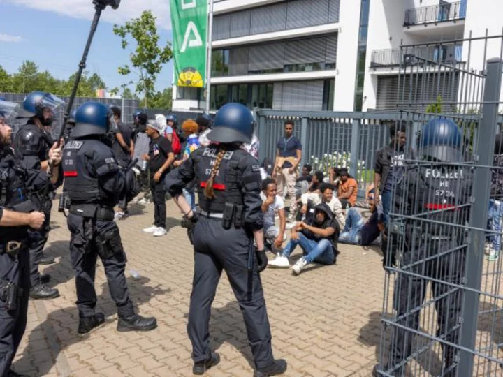 At least 22 officers injured in the German town of Giessen following unrest -- police