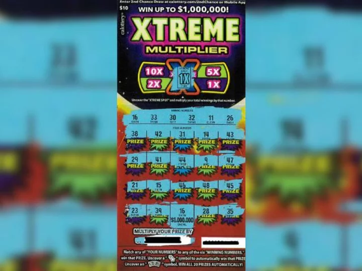 A California lottery player scored $500 on a scratchers ticket. He tried his luck again -- and won $1 million