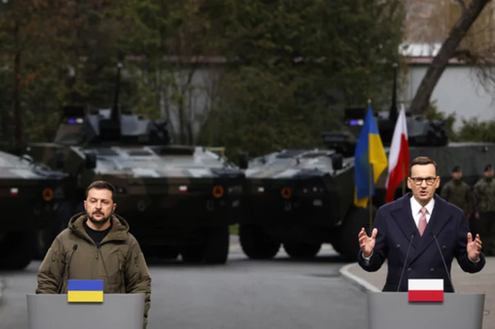 Poland is done sending arms to Ukraine, Polish leader says as trade dispute escalates