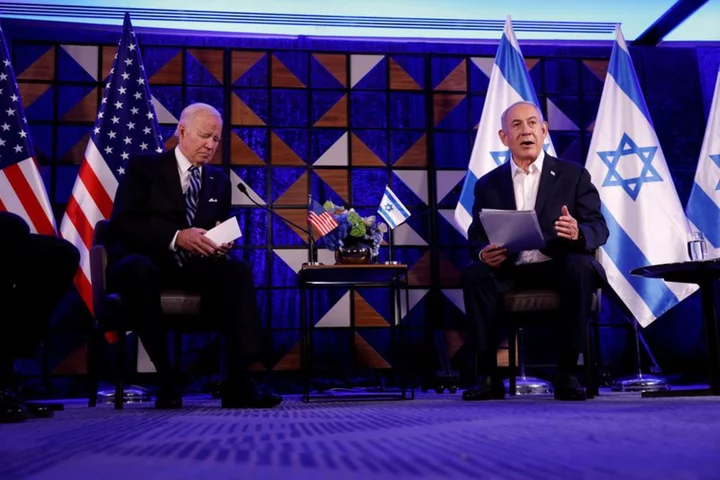 Netanyahu hails Biden backing in war, says Hamas killed 1,400 Israelis