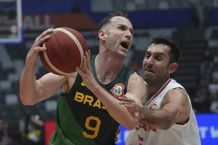 Brazil's Marcelo Huertas becomes the second oldest to play in basketball World Cup