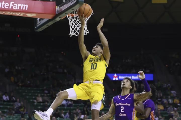 No. 9 Baylor improves to 8-0 with 91-40 win over Northwestern State