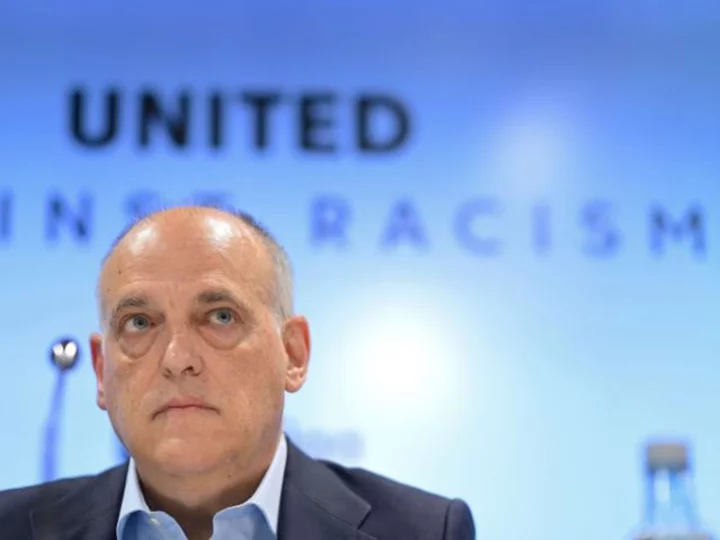 Embattled LaLiga president repeats racist slur in press conference when discussing racist abuse of Real Madrid star Vinícius Jr.