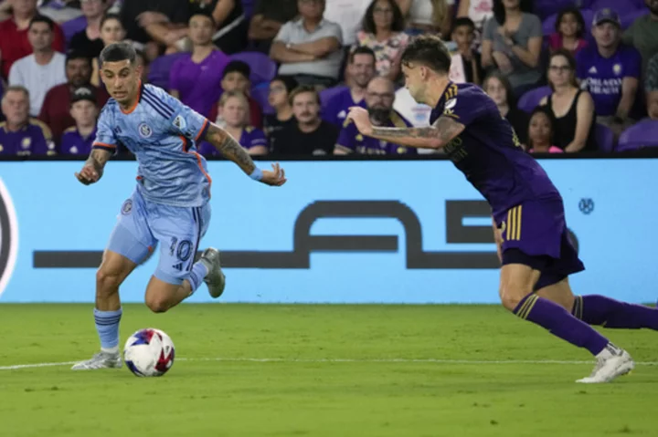 Segal's first goal helps NYCFC earn 1-1 tie with Orlando City