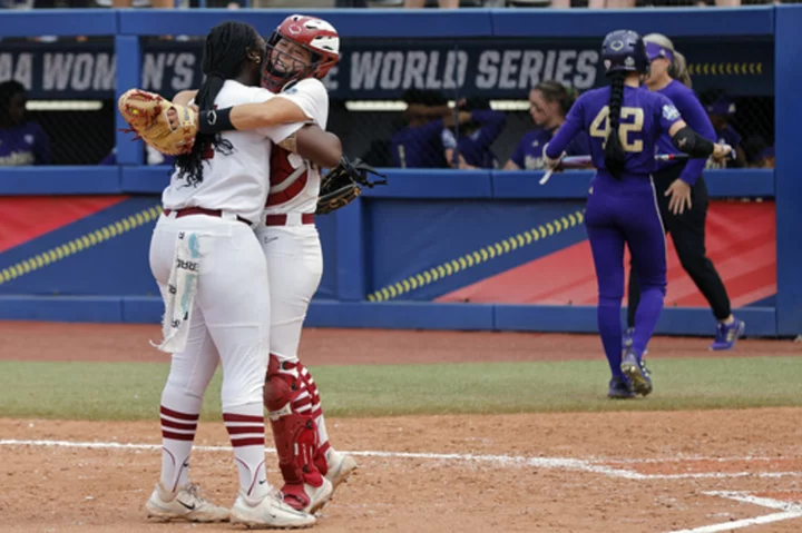 Canady's 1-hitter leads Stanford past Washington, into Women's College World Series semifinals