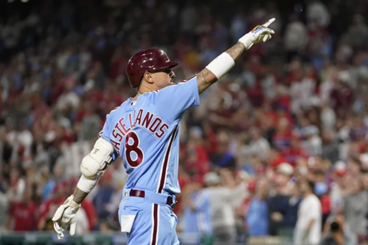 Castellanos drives in four, sets career high in RBIs, to lift Phillies 5-4 over Mets