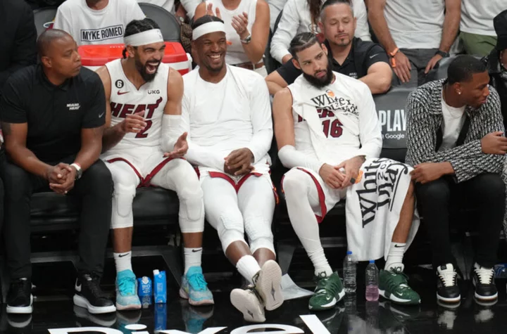 Watch Jimmy Butler take Al Horford’s soul with timeout celebration from all angles (Video)