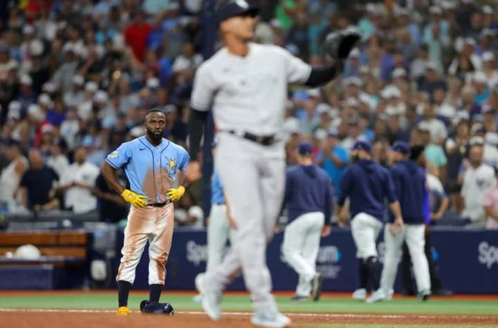 Rays accuse bitter Yankees of hitting Randy Arozarena on purpose