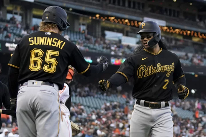 Connor Joe homers against former team as Pirates beat San Francisco 2-1