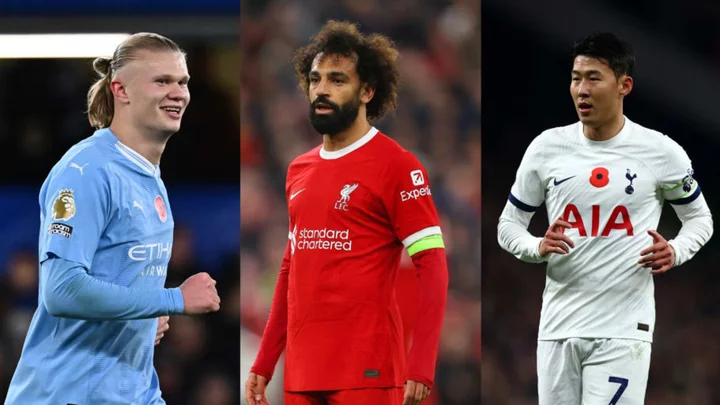 Ten players with the most Premier League goal contributions pre-November international break