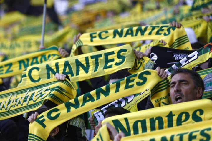 8-time French champion Nantes fires coach Pierre Aristouy after four-game winless run