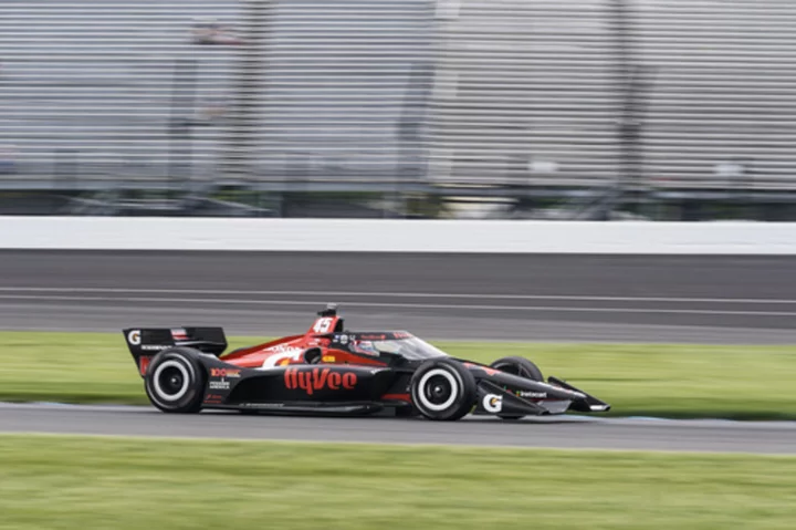 Christian Lundgaard claims his 1st career pole ahead of IndyCar's Indianapolis Grand Prix