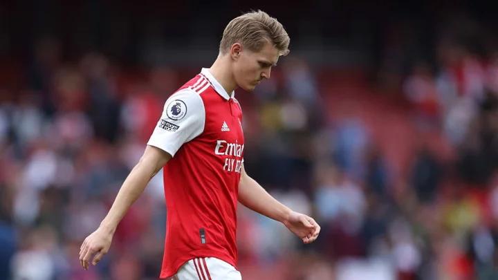 Martin Odegaard all but concedes Premier League title after Arsenal collapse