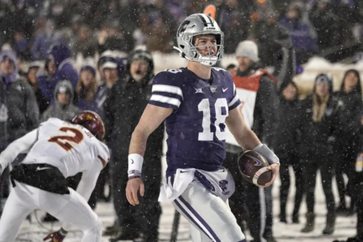 QB Will Howard, who led K-State to Big 12 title last season, among those entering portal