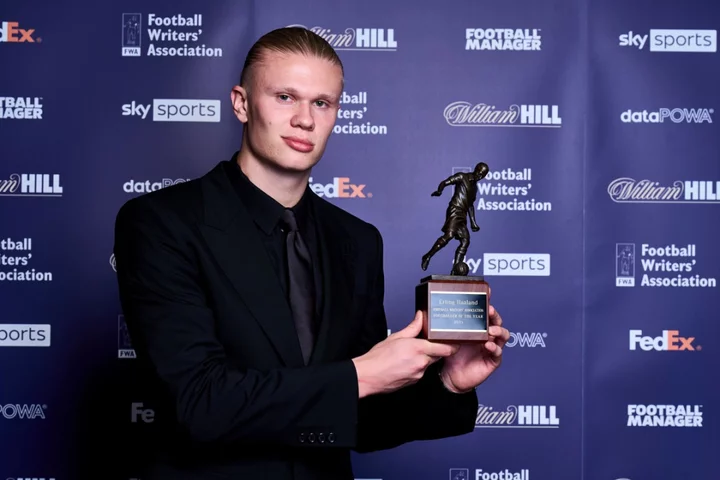 Erling Haaland aims to cap stunning debut season with Man City by winning treble