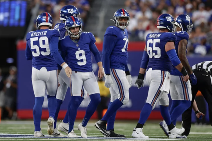 Giants sign veteran kicker Graham Gano to 3-year contract extension